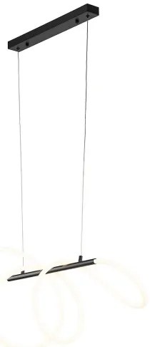 Lampadario LED a sospensione su cavo FLEXI LED/36W/230V 4000K nero