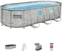 Piscina fuori terra 549x274x122 cm Steel Pro Max Bestway