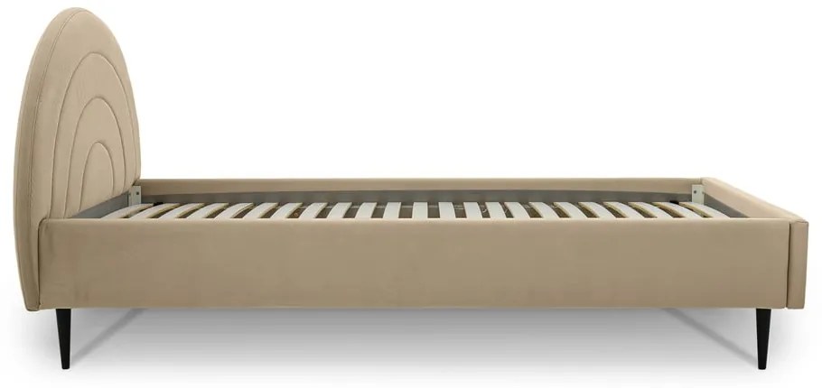 Letto per bambini beige con contenitore 120x200 cm Rainbow - Scandic