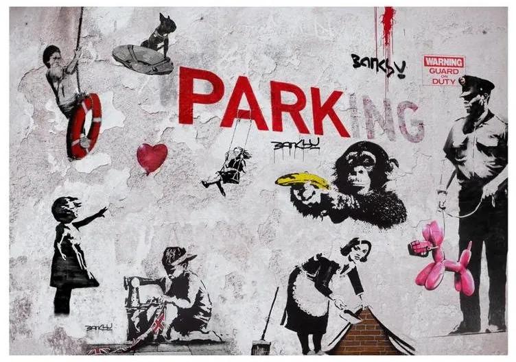 Fotomurale [Banksy] Graffiti Diveristy