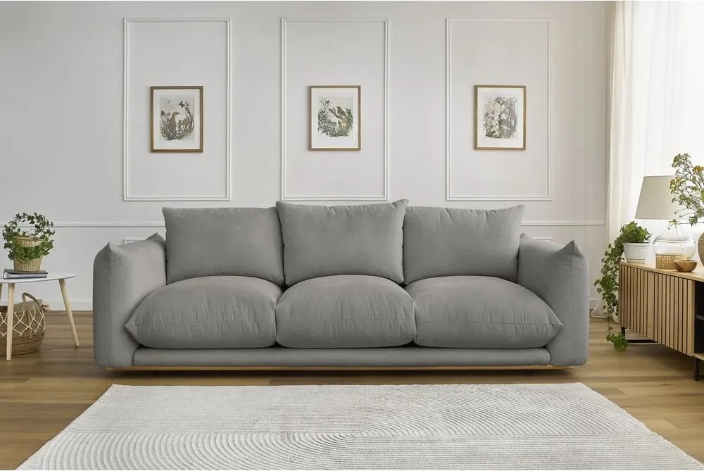 Divano grigio 265 cm Ernest – Bobochic Paris