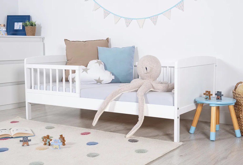 Letto per bambini Junior bianco 160x70 cm