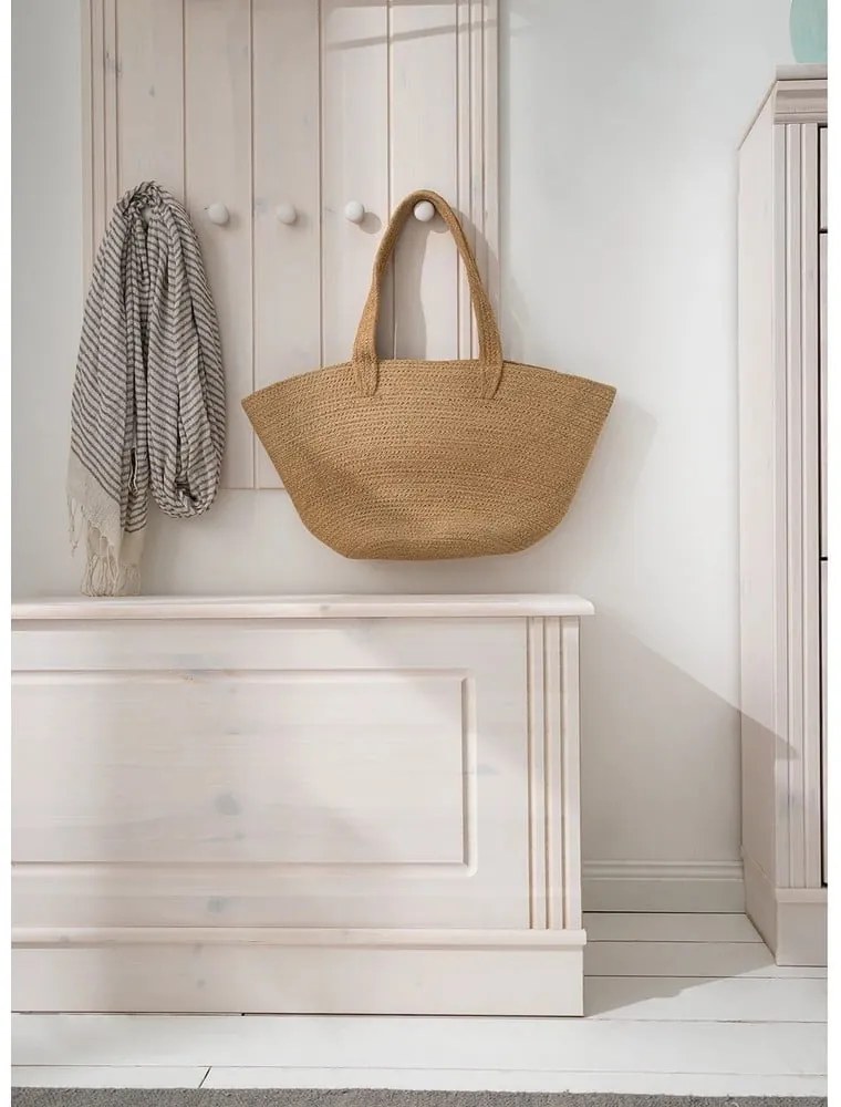 Cassapanca in legno di pino bianco 80x45 cm Anita - Støraa