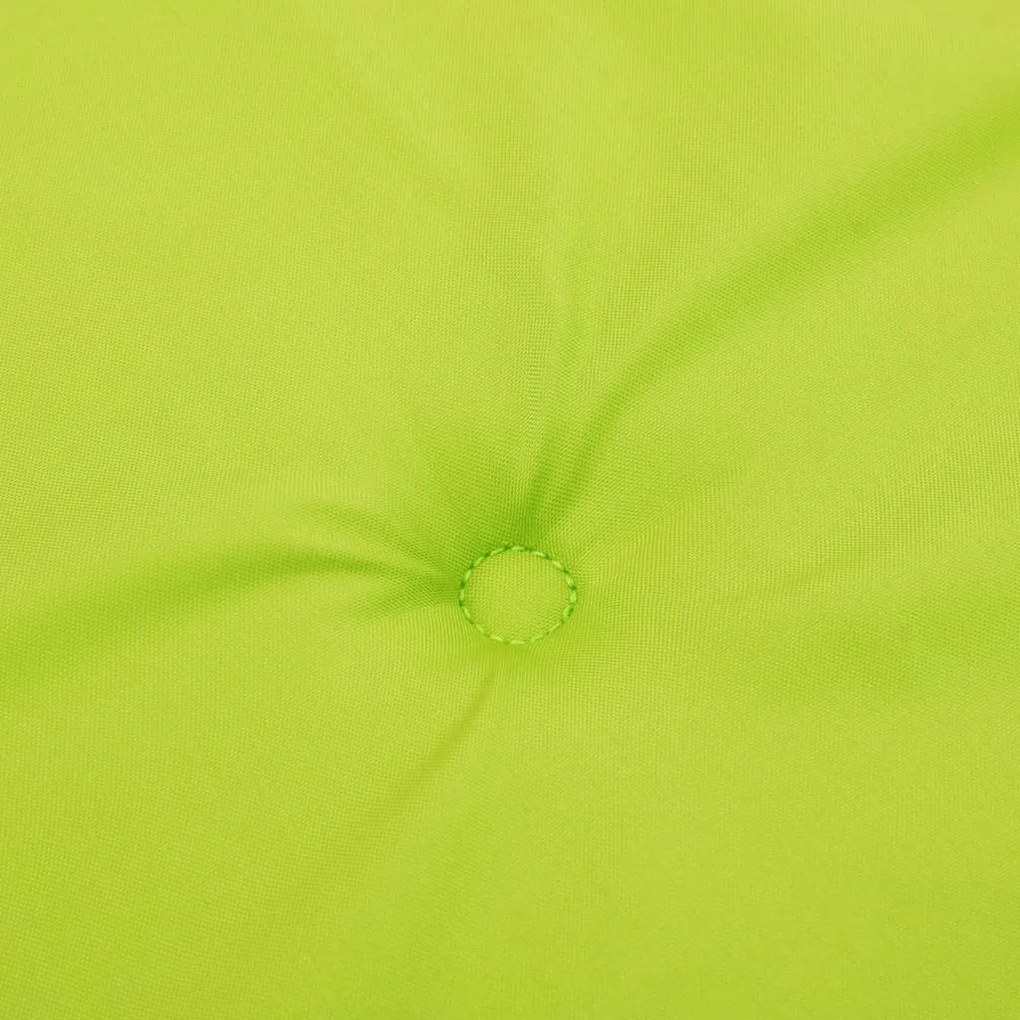 Cuscini per Sedia 4 pz Verde Intenso 100x50x3 cm Tessuto Oxford