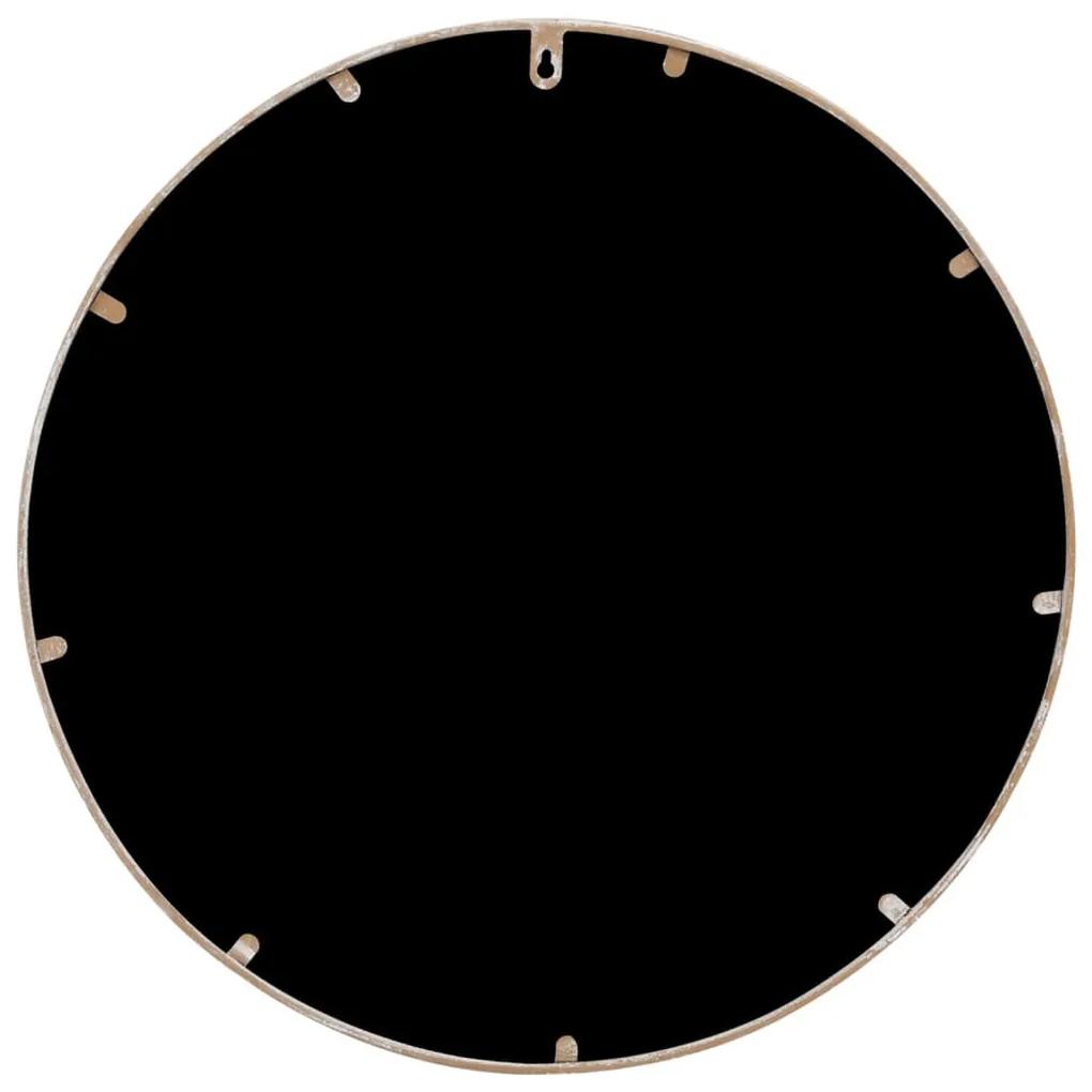 Specchio Sabbia 60x2,5 cm Rotondo in Ferro per Uso Interno