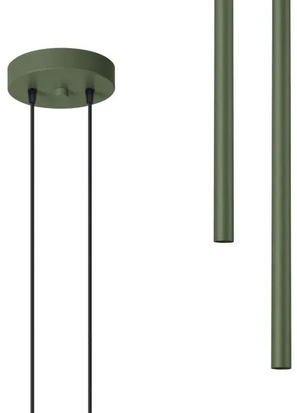 Sollux SL.1519 - Lampadario a sospensione con filo PASTELO 2xG9/8W/230V verde