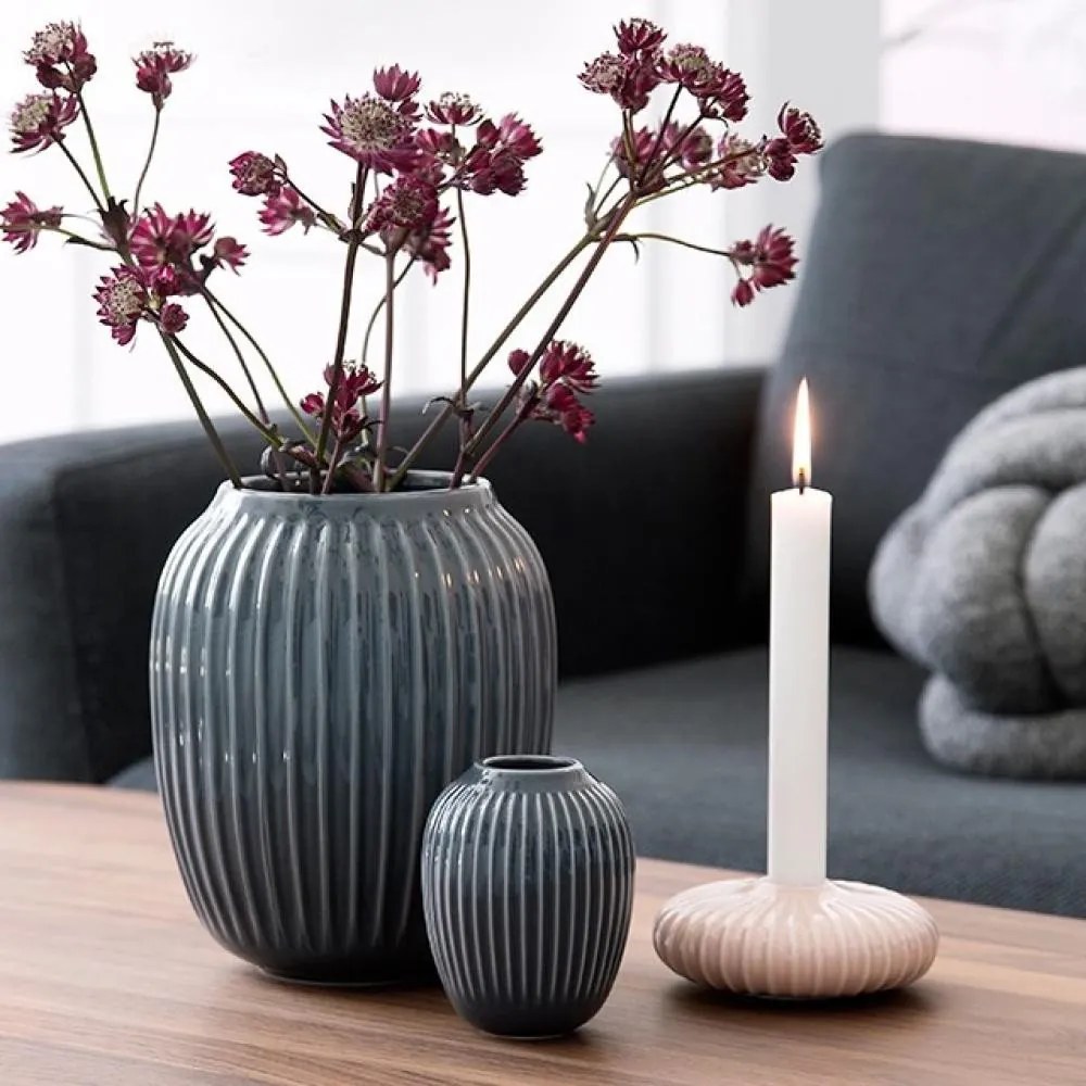 Vaso in ceramica grigia Hammershøi - Kähler Design