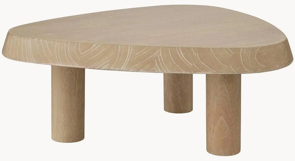 Tavolino da salotto in legno di mingi dalla forma organica Briël