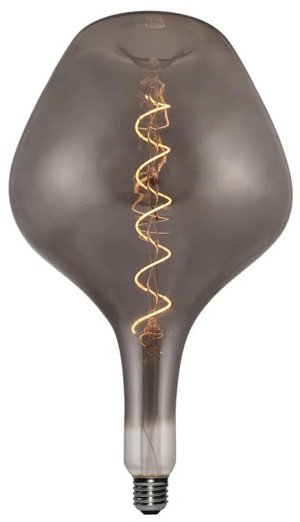 Lampadina Bottiglione, LED, E27 pera, fumé, luce calda, 4W= 150LM 360° dimmerabile, ON