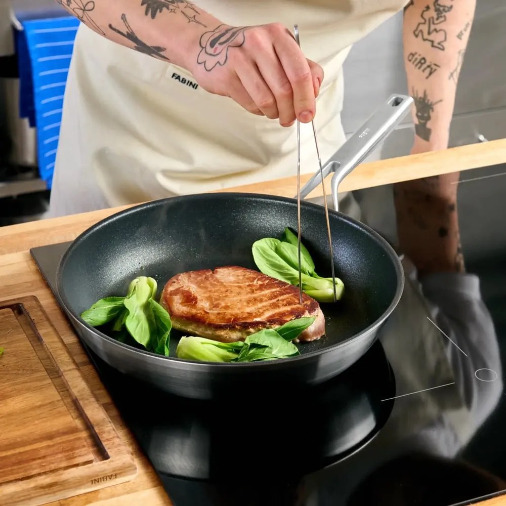 Padella in acciaio inox con superficie antiaderente ø 30 cm Lucca 3.0 – FABINI