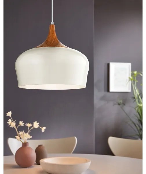 Eglo 95383 - Lampadario OBREGON 1xE27/60W/230V