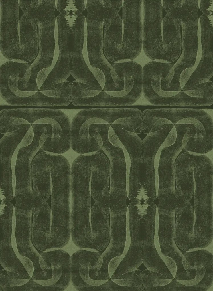 Coordonne Carta da parati Infinity Strokes - Green