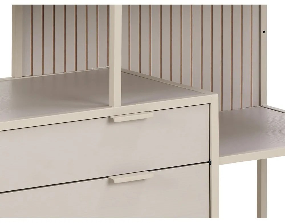 Libreria grigia 114x78x35 cm Seaford - Actona