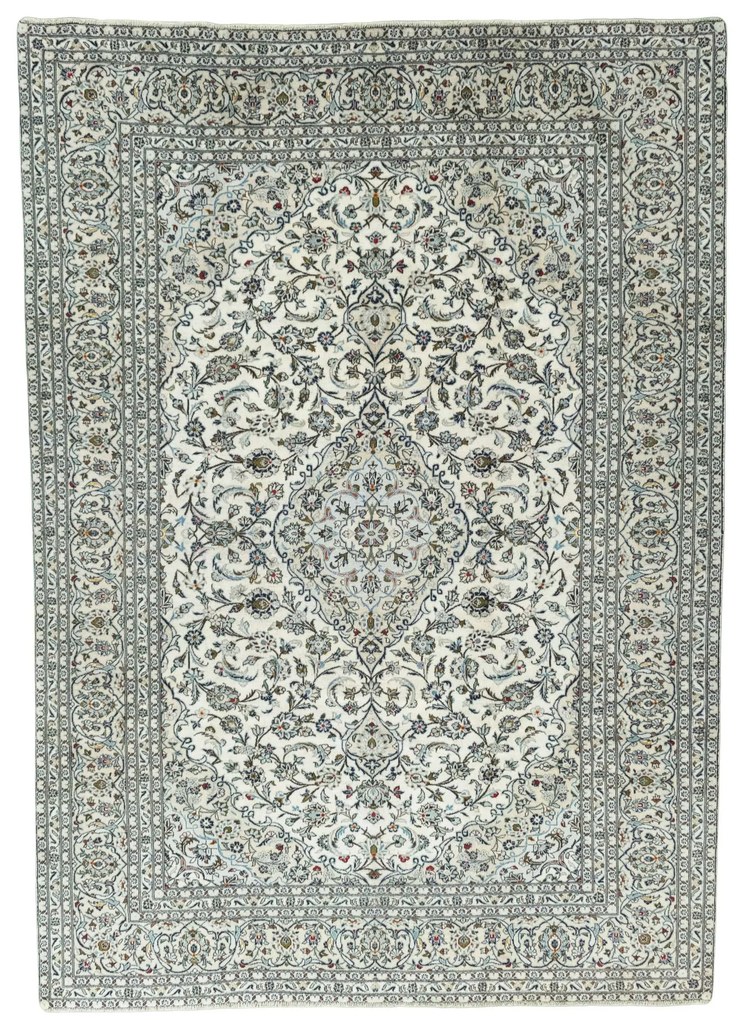 Kashan Tappeto persiano 250x350 Beige (Iran) Annodato A Mano