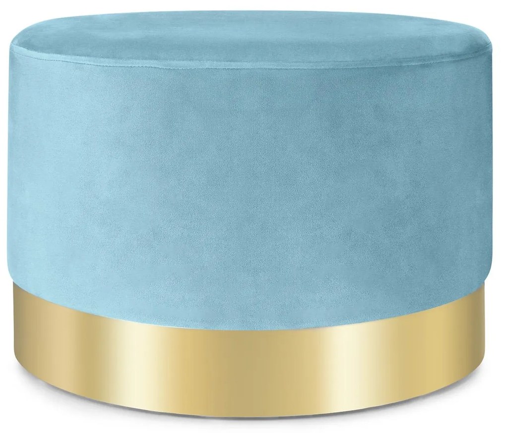 blumfeldt Bella pouf 35x50cm (AxØ) velluto petrolio