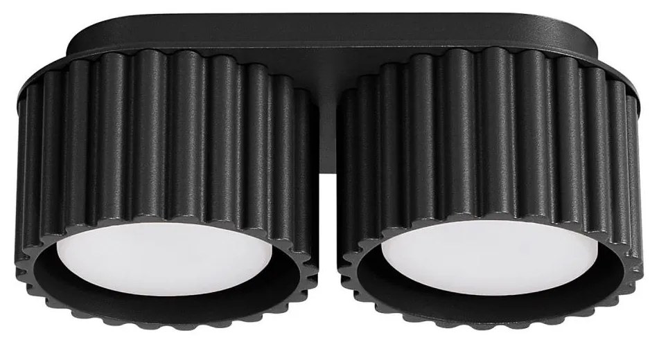 Sollux  SL.1788 - Faretto AURA 2xGX53/10W/230V nero