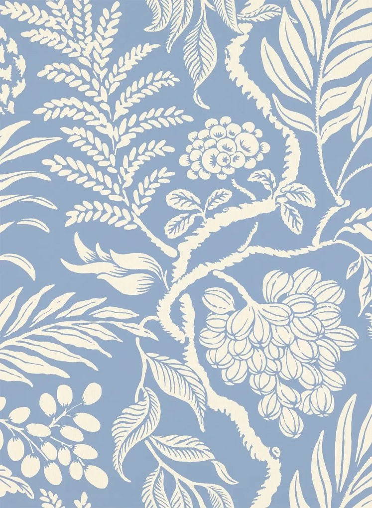 Långelid / von Brömssen Carta da parati Cornucopia - Sky Blue