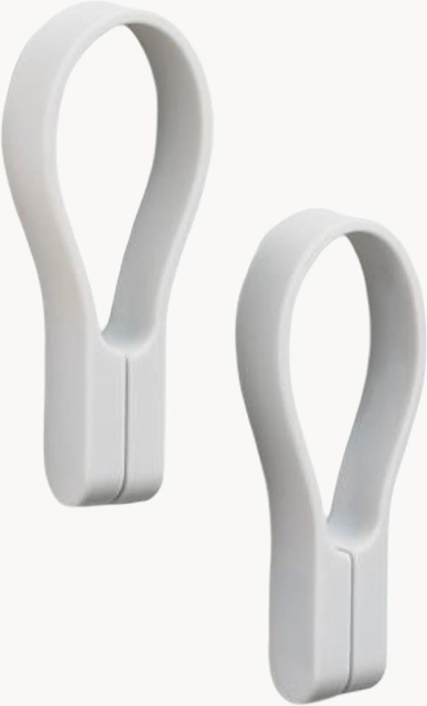 Set di 2 portasciugamani magnetici in silicone Loop