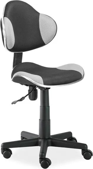 Sedia da ufficio Q-G2 grigia e nera – 48x41x84 cm