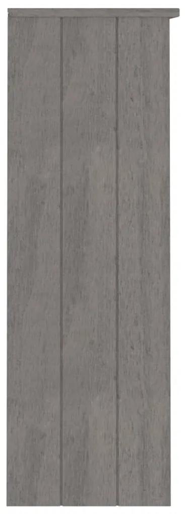 Piano credenza hamar grigio chiaro 85x35x100 cm legno di pino