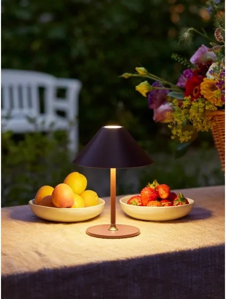 Halo Design 800834- Lampada da tavolo ricaricabile dimmerabile a LED HYGGE LED/3W/4000 mAh IP54 bordeaux