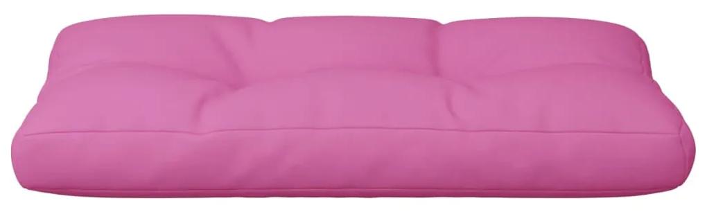 Cuscino per Pallet Rosa 80x40x12 cm in Tessuto