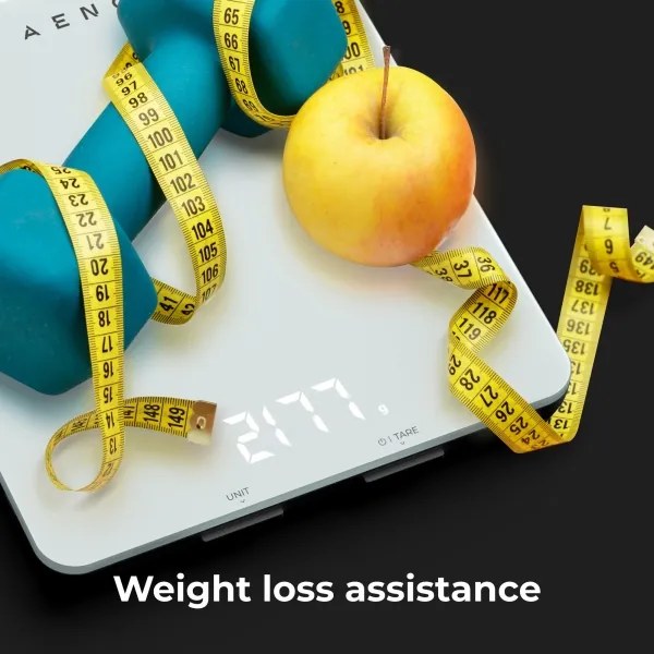 AENO - Bilancia da cucina smart 3xAAA Bluetooth