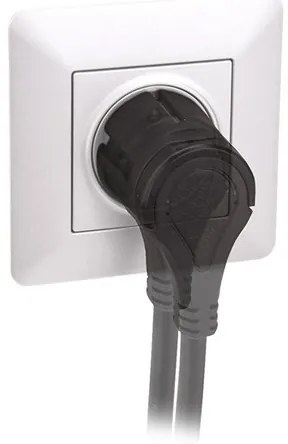 Solight 5B142 − Presa SLIM PUSH, bianca