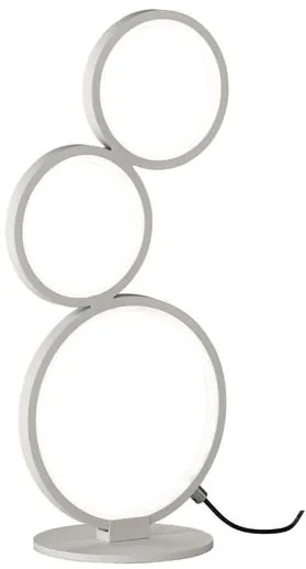 Lampada da tavolo LED moderno Rondo bianco, luce calda 1200 LUMEN