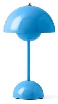 &Tradition - Flowerpot VP9 Lampada da Tavolo Portatile Swim Blue &Tradition