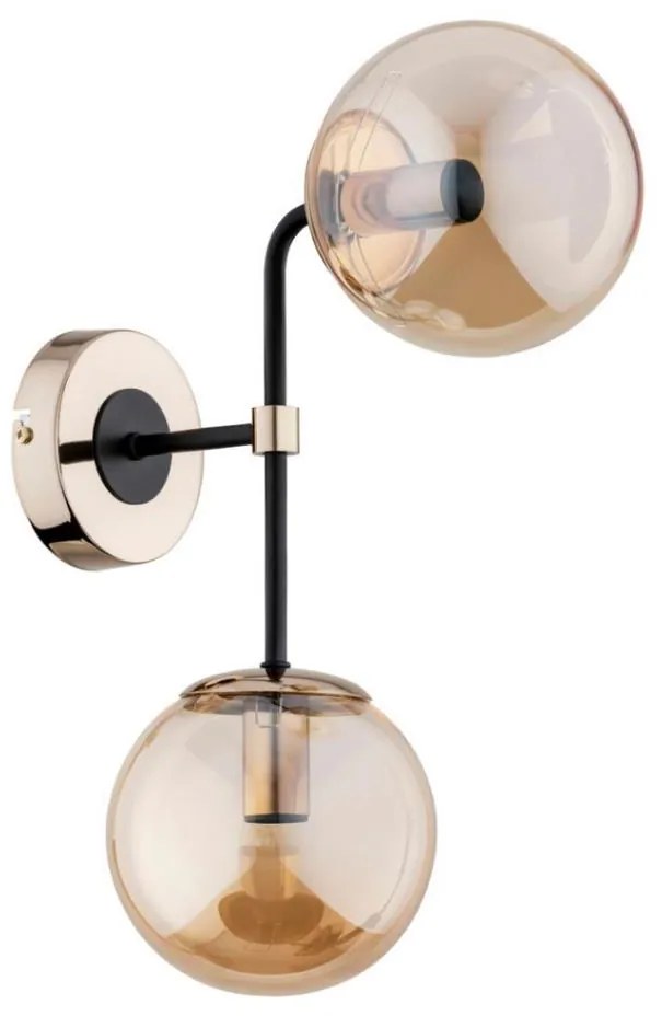 Lampada da parete TRANSFORMERS 2xE14/40W/230V oro