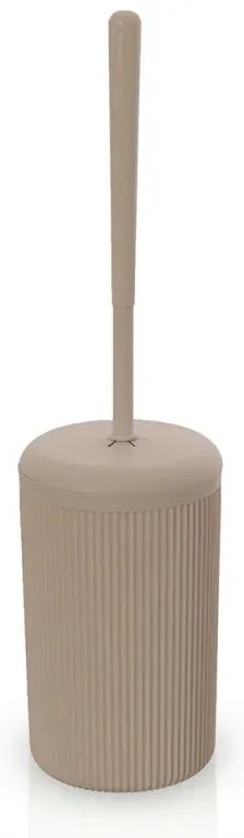 Portascopino da appoggio tortora in plastica Ring