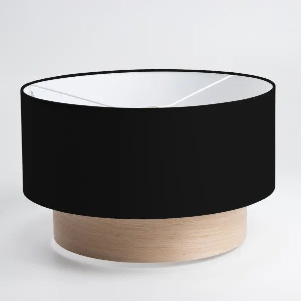 Brilagi - Plafoniera LED da soffitto CERIA 1xE27/40W/230V Ø 50 cm nero/beige