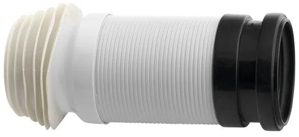 Bruckner - Tubo flessibile per WC 45 cm bianco/nero