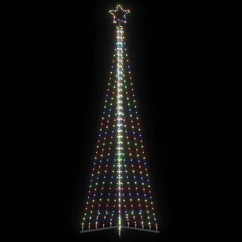 Albero Di Natale A Led 495 Led Colorati 300,5 Cm /