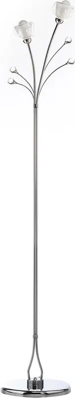 Lampada da terra Lampada da terra Diamante, H 160 cm in acciaio, H 160 cm, E14 2xMAX12W