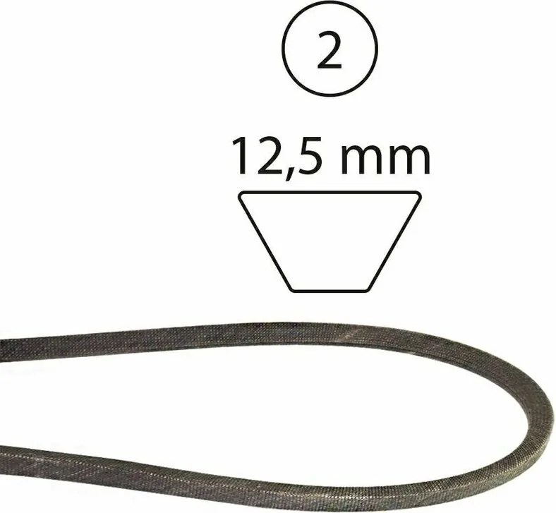 Cinghia semovenza idrostatico trattorino bilama P135 P97 HRB 520339