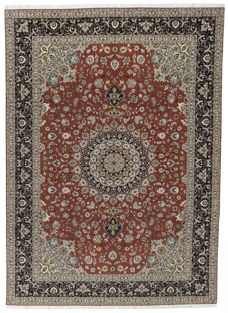 Tabriz Tappeto persiano 250x350 Rosso (Iran) Annodato A Mano