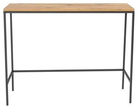 Tavolino da salotto CANVAS 80x100 cm pino atlantic/nero