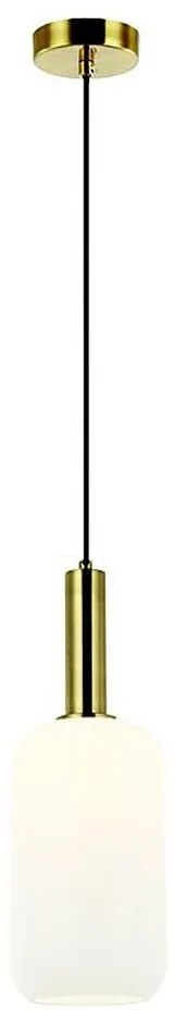Zambelis 22070 - Lampadario a sospensione con filo 1xE27/40W/230V diametro 15 cm oro