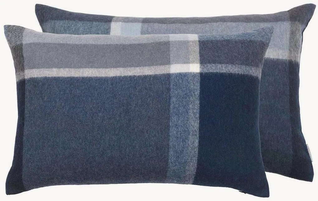 Copricuscino reversibile in lana di alpaca Manhattan