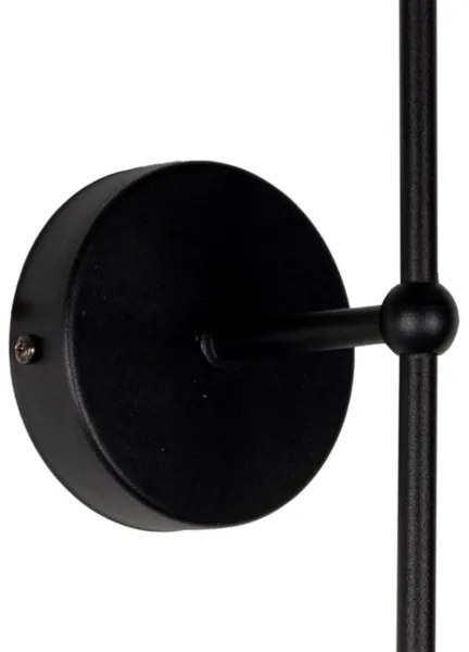 Lampada da parete MADELA 1xE14/40W/230V bianco/nero