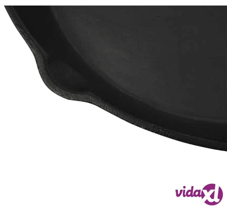 vidaXL Padella in Ghisa per Fritto 30 cm Rotonda