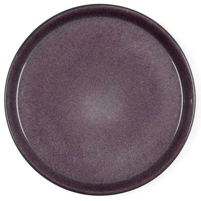 Piatto nero/viola in gres ø 27 cm Gastro Black/Purple – Bitz