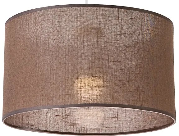 Lampadario a sospensione con filo SIRJA 1xE27/60W/230V marrone