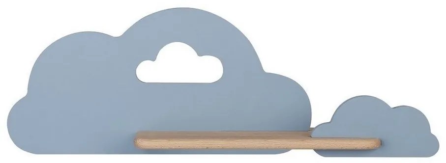 Applique LED per bambini con mensola CLOUD LED/5W/230V blu