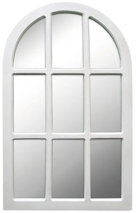 Specchio rettangolare in pvc bianco 50 x 80 cm