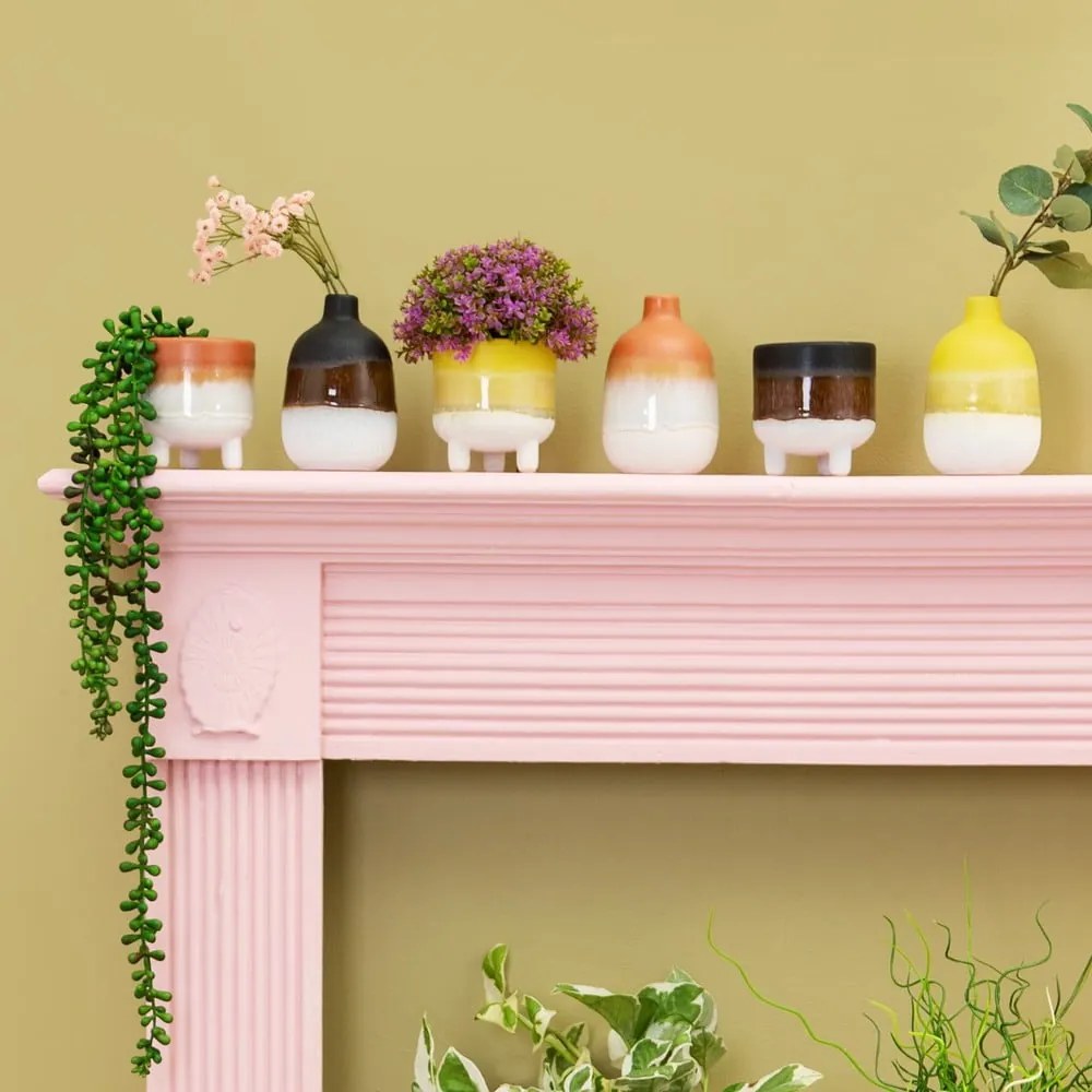 Vaso in gres nero Mojave - Sass &amp; Belle