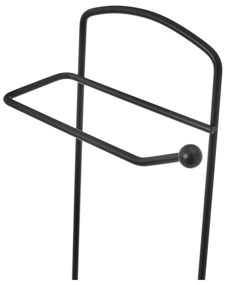 Scopino nero in metallo Simply - Casa Selección