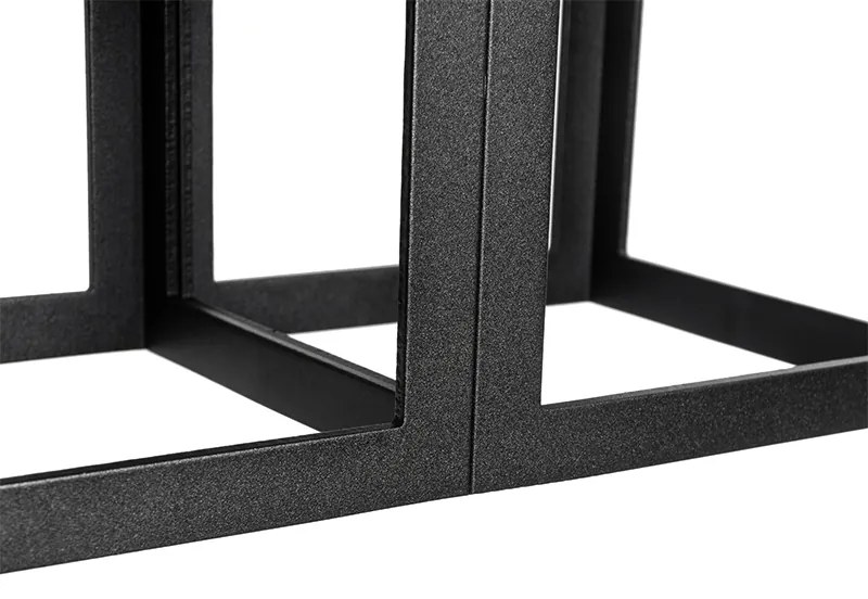 Plafoniera moderna nera 2 luci - Cela